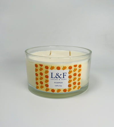 Double Wick Soy Candle - Pumpkin