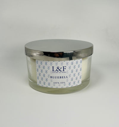 Double wick Soy Candle - Bluebell