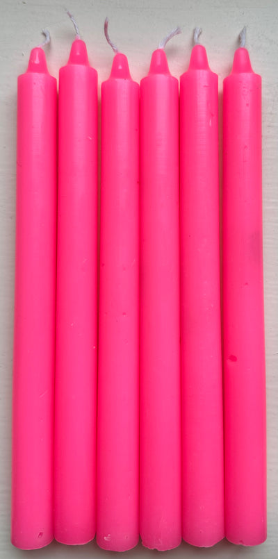 Hot Pink Candles - (price per candle)