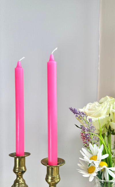 Hot Pink Candles - (price per candle)