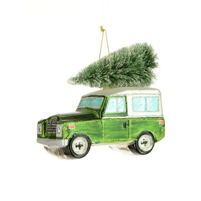 Glass Bauble - Green Defender
