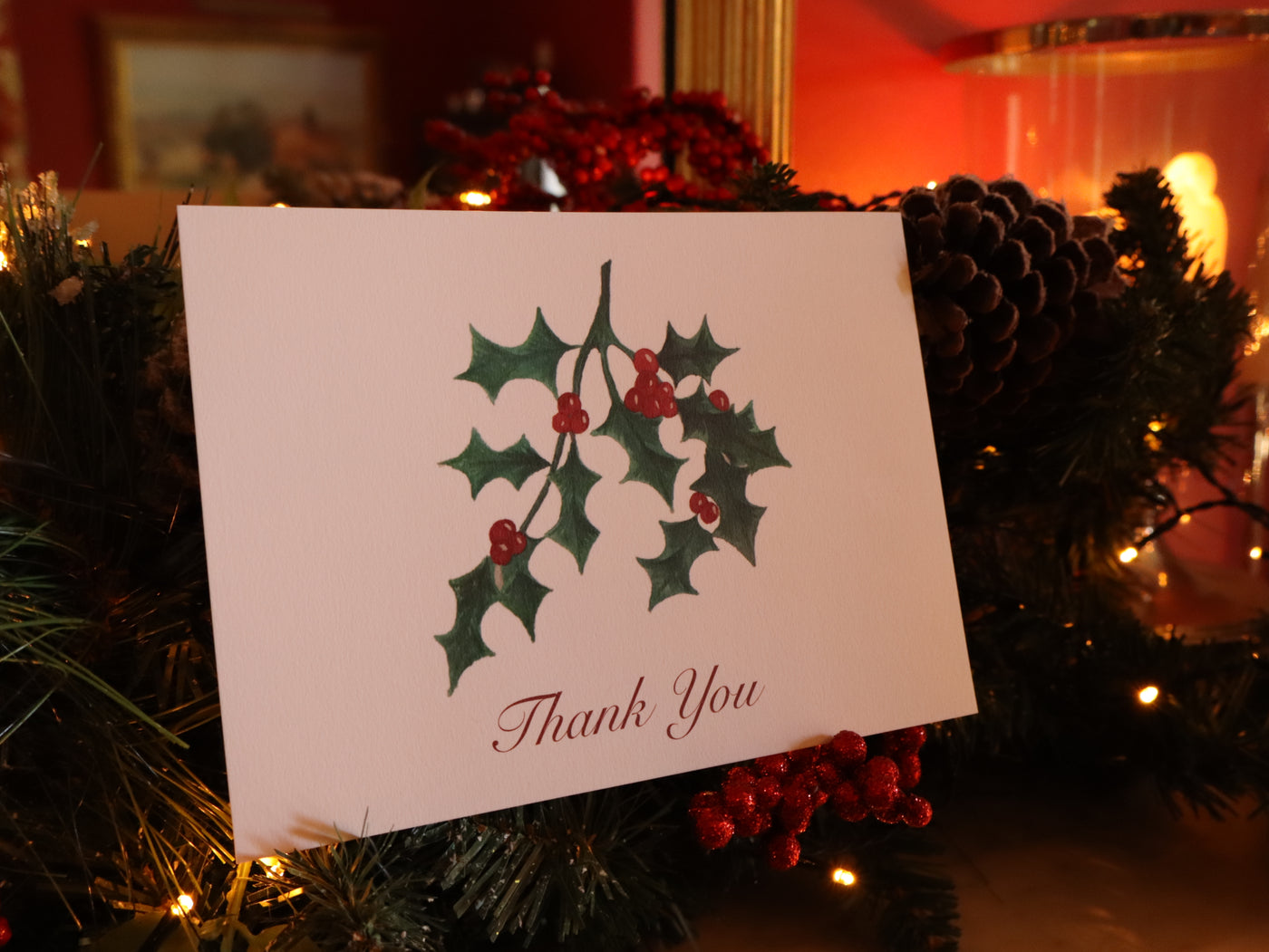 Christmas Cards - Holly