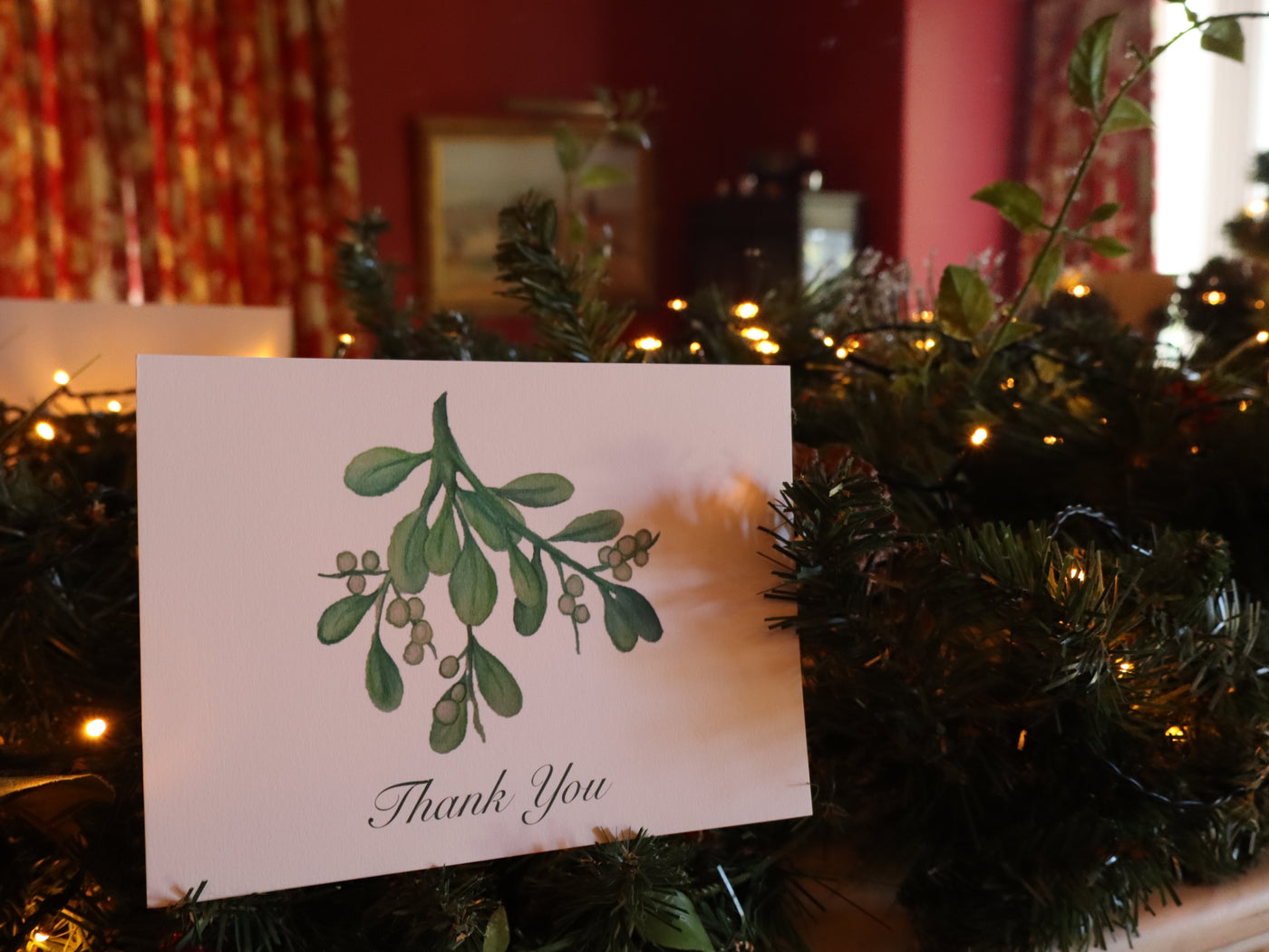 Christmas Cards - Mistletoe