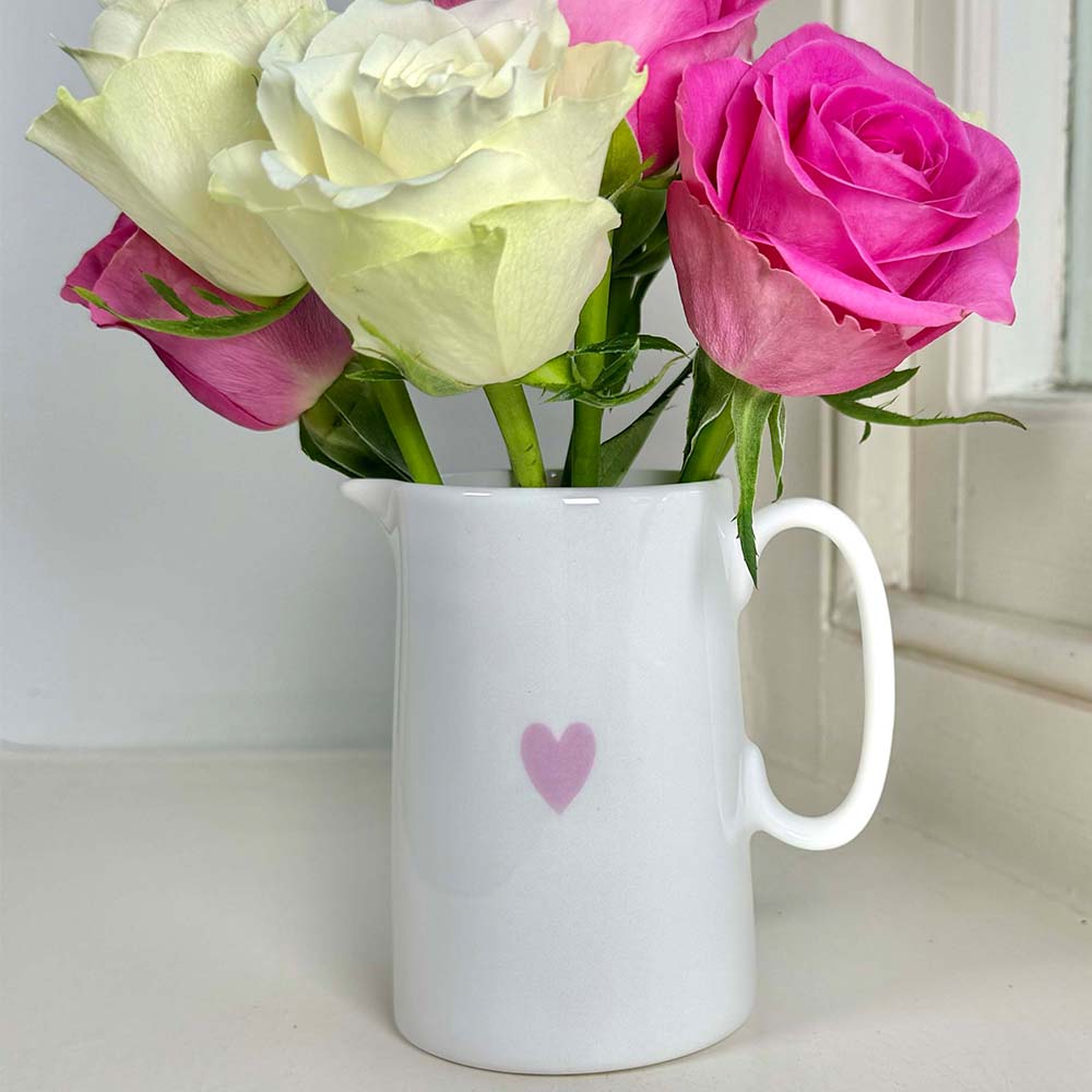 Jug - Peony Hearts