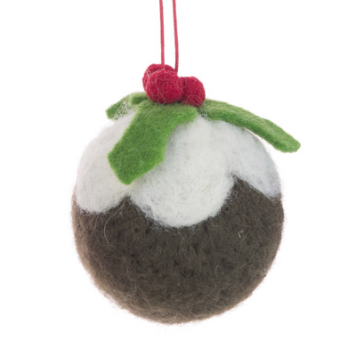 Felt Bauble - Christmas Pudding