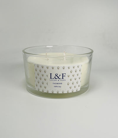 Double wick Soy Candle - Jasmine