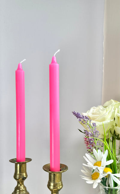 Hot Pink Candles