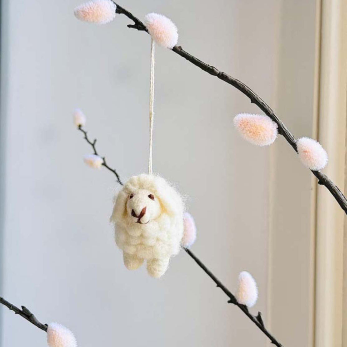 Easter Sheep Felt Decoration