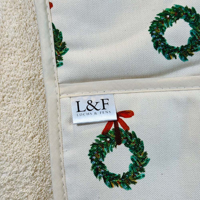 Christmas Ovengloves - Christmas Wreath