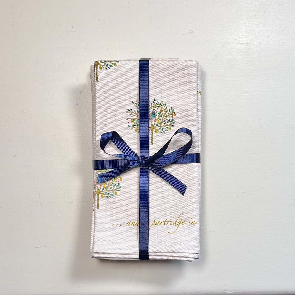 Christmas Napkins (Set of 4) - Partridge in a Pear Tree