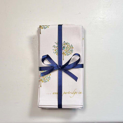 Christmas Napkins (Set of 4) - Partridge in a Pear Tree