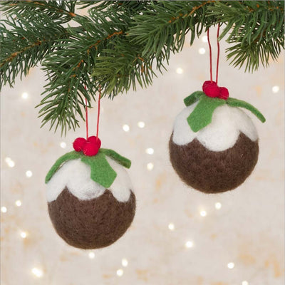 Felt Bauble - Christmas Pudding