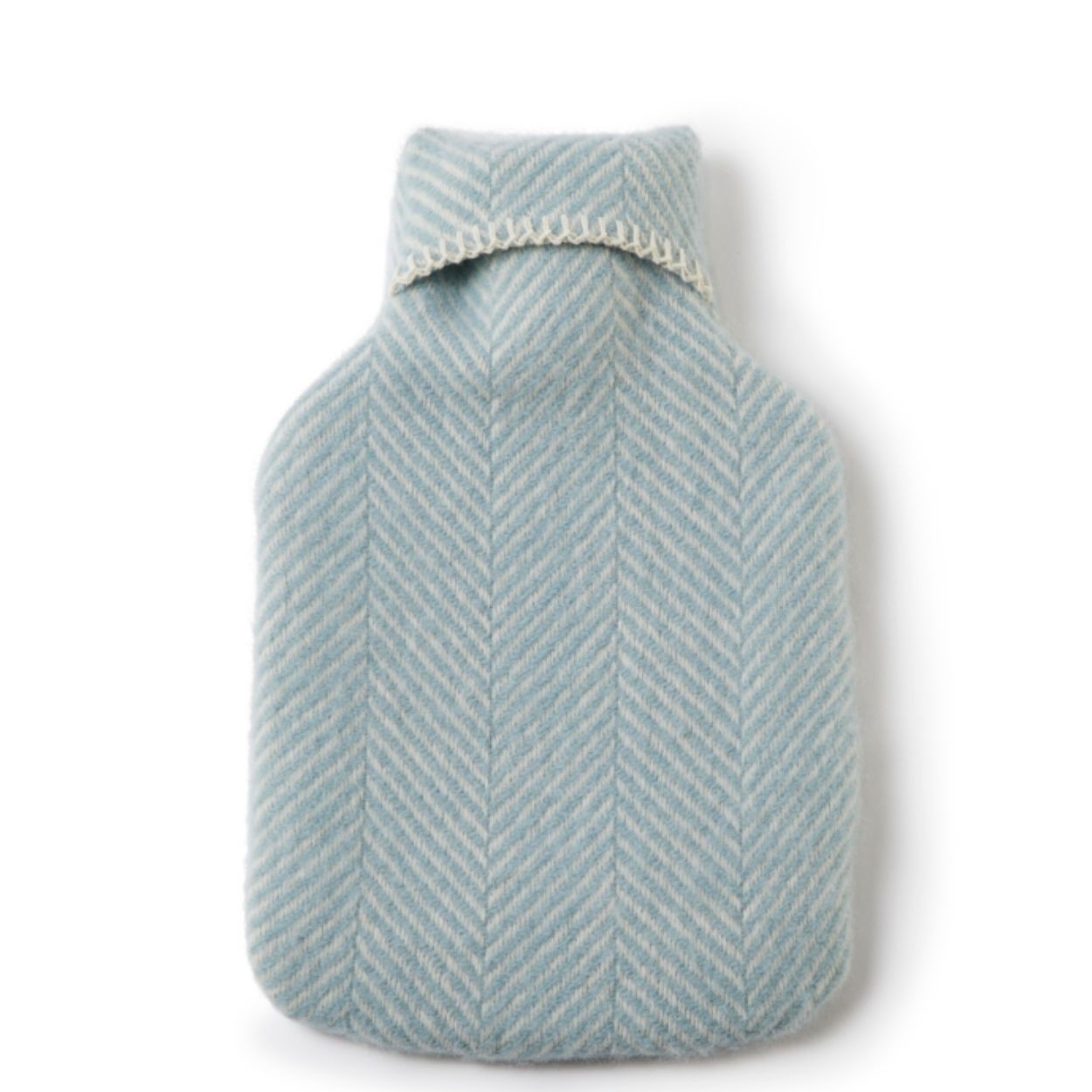 Wool Hot Water Bottle - Duck Egg