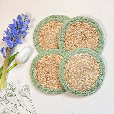 Seagrass Coasters - Olive (set of 4)