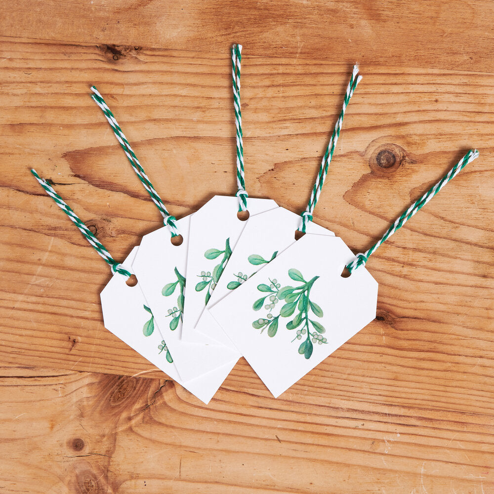 Christmas Gift Tags - Mistletoe