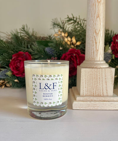 Christmas Single Wick Candle - Winter Berries